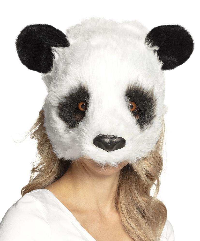 Plush Panda Half Mask