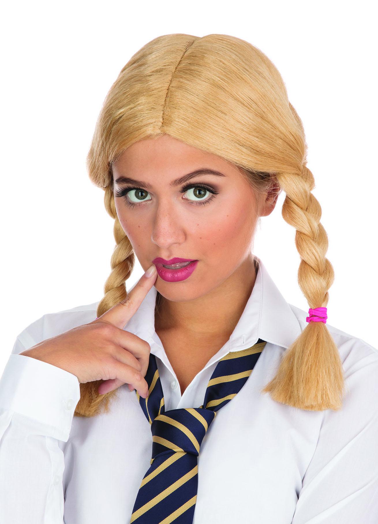 Schoolgirl Wig Blonde