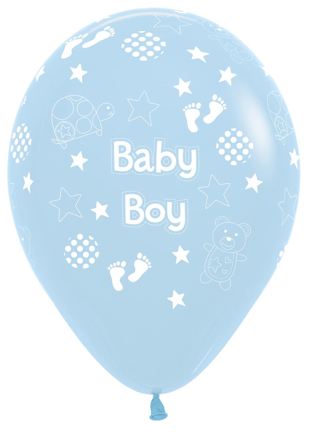 Latex Balloons Baby Boy Blue