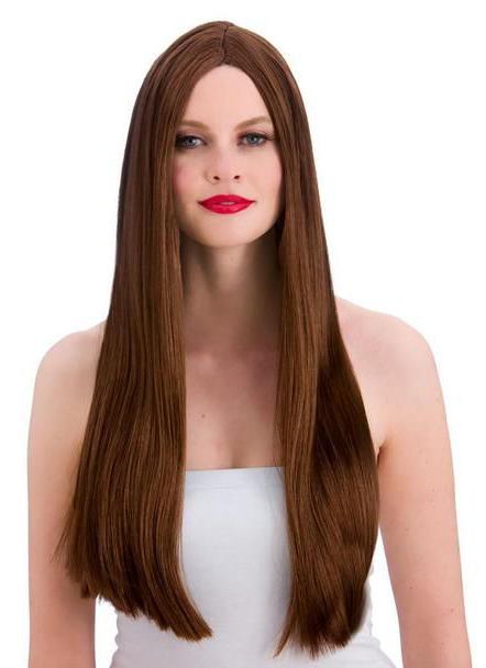 Classic Long Centre Parting Wig Brown