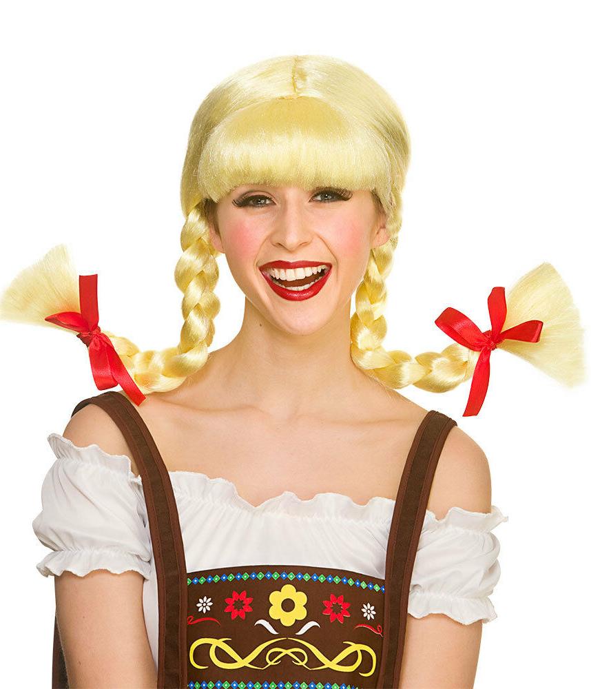 Funny Beer Girl Wired Wig Blonde