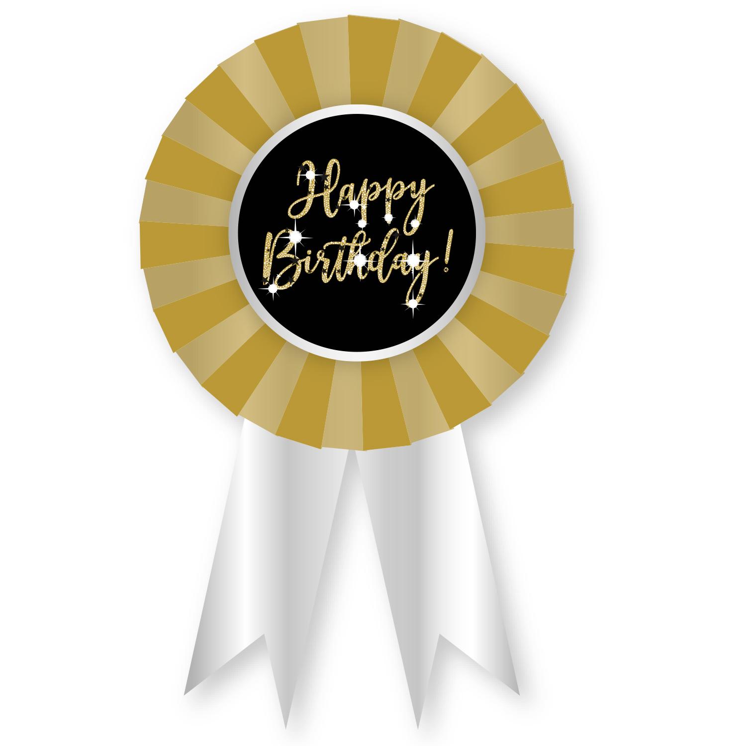 Sparkling Celebration Birthday Rosette