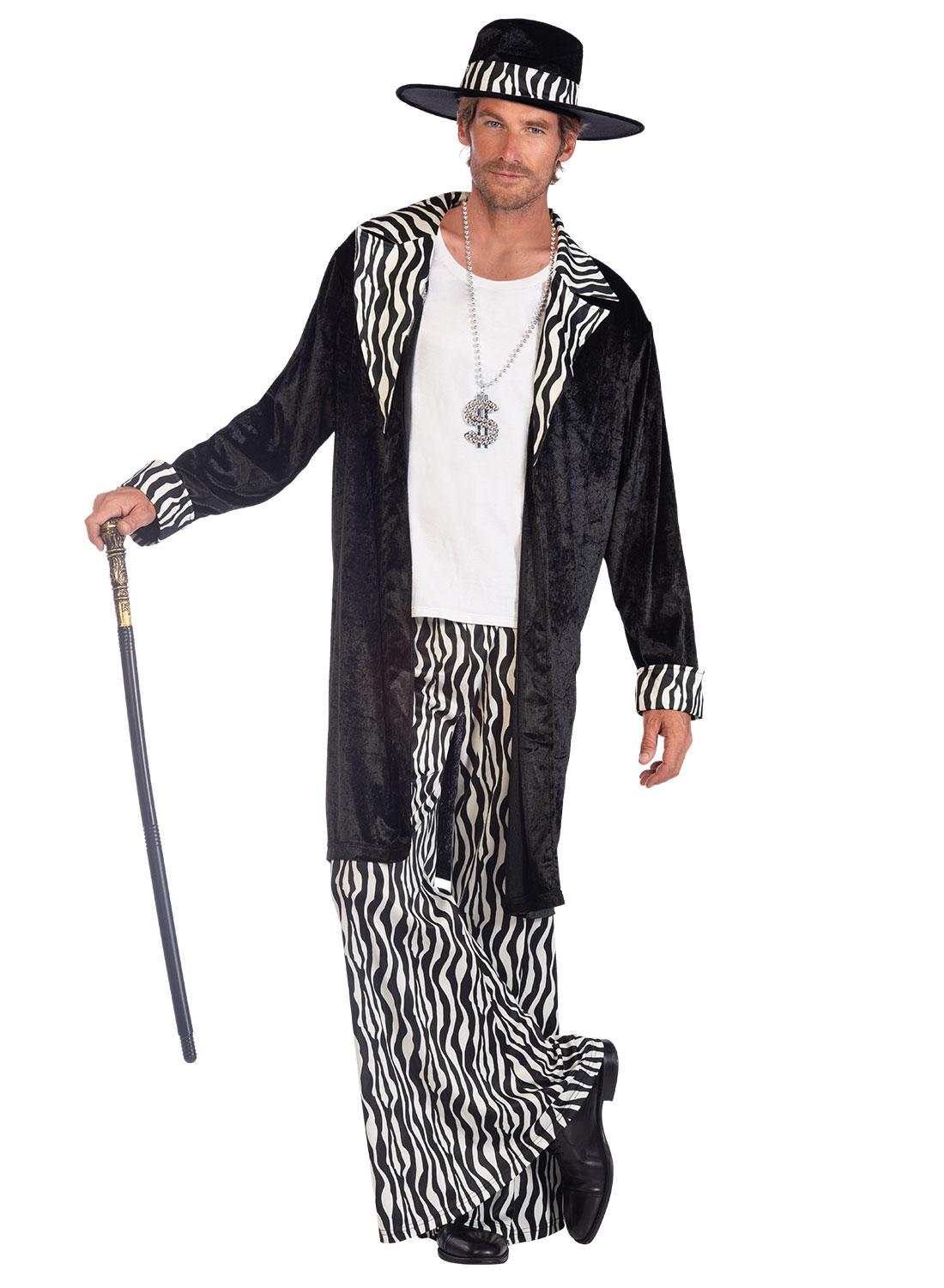 Fly Guy Pimp Costume Zebra Print