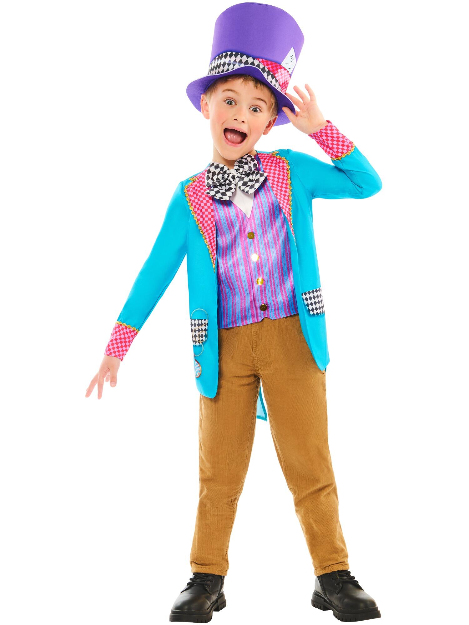 Eccentric Mad Hatter Costume for Boys Eccentric Mad Hatter Costume for Boys