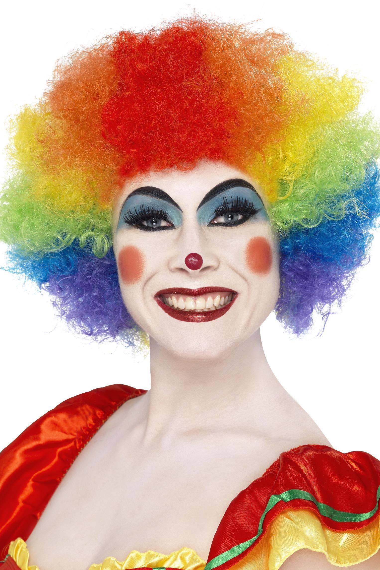 Crazy Clown Wig Rainbow