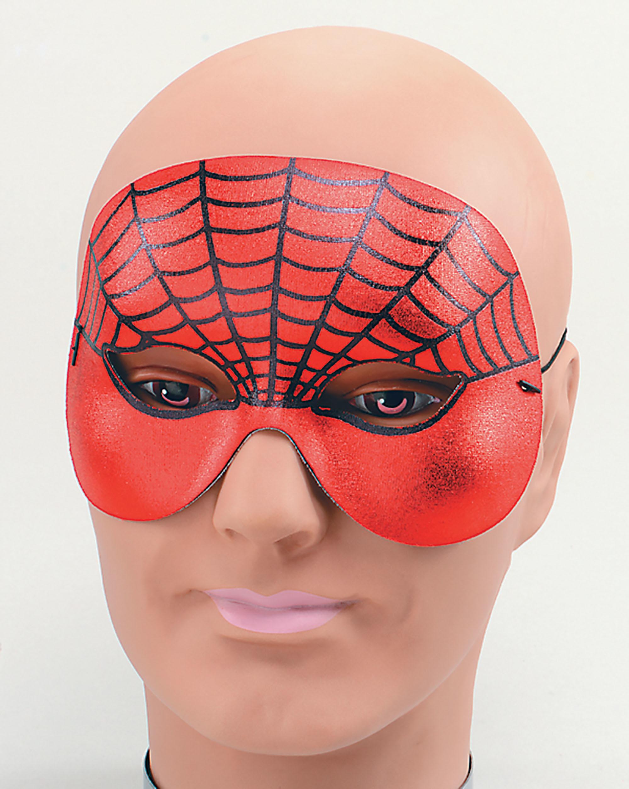 Spider Web Domino Eye Mask