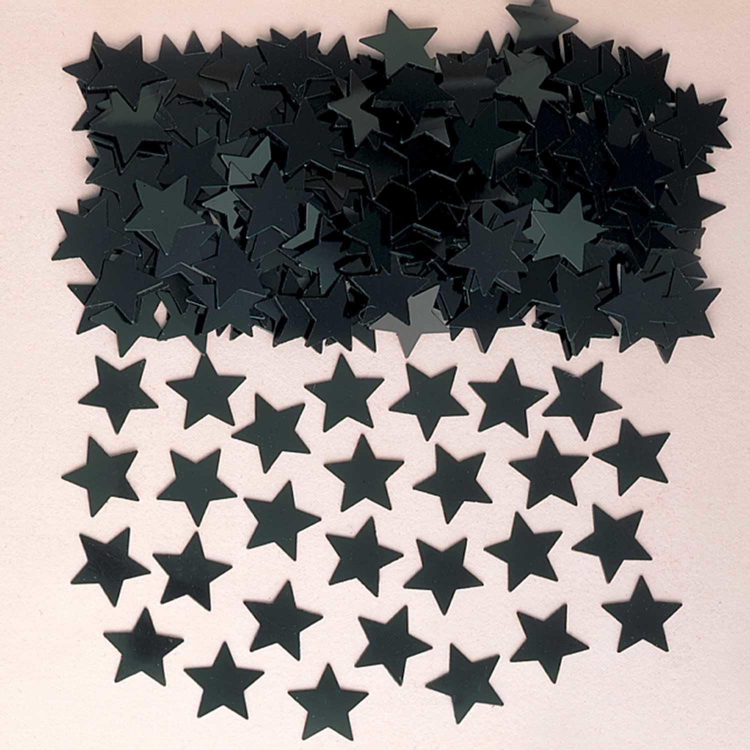 Metallic Confetti Stardust Black