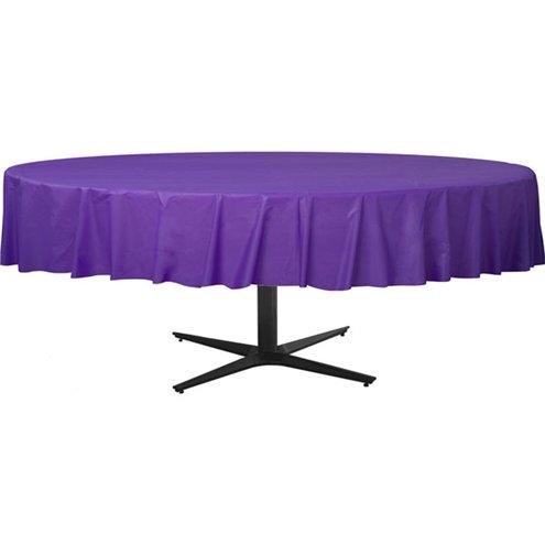 Table Cover New Purple Round