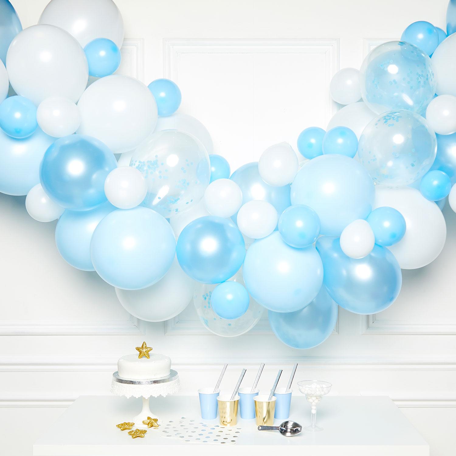Blue & White DIY Garland Balloon Kit