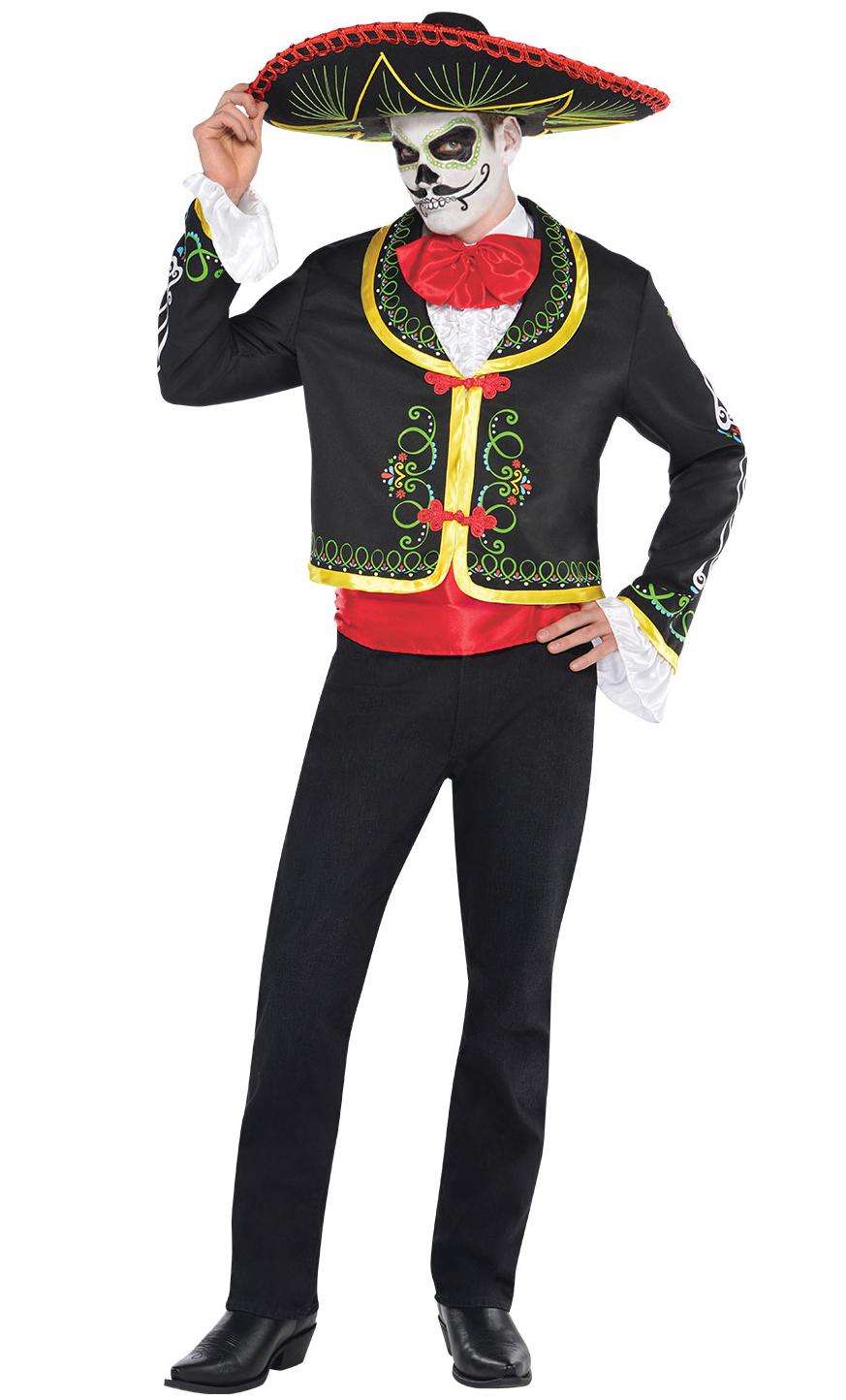 Day of the Dead Sombrero Skeleton Senor Costume