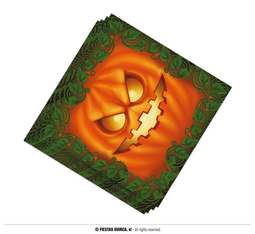 Halloween Pumpkin Paper Napkins pack of 20