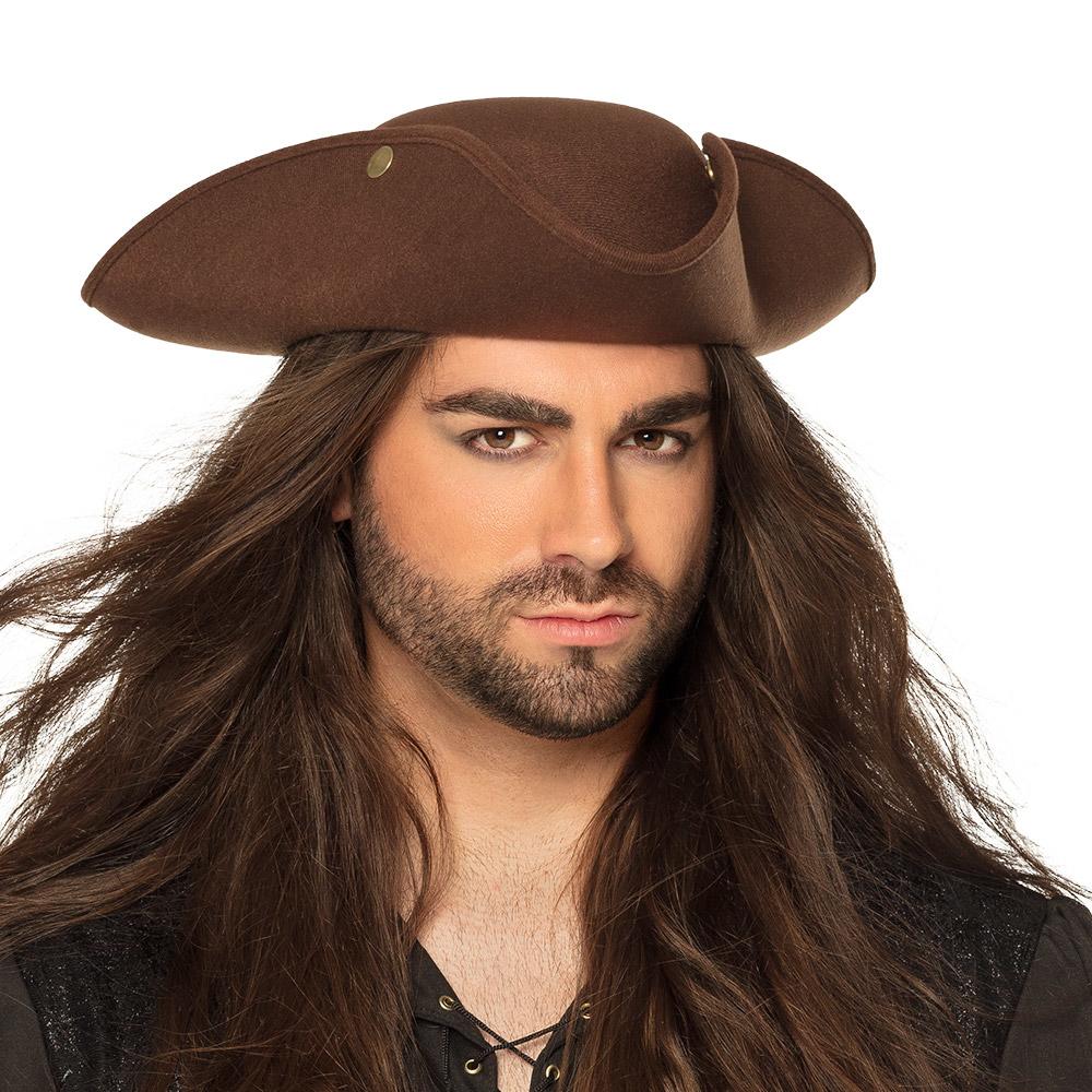 William Pirate Hat Brown