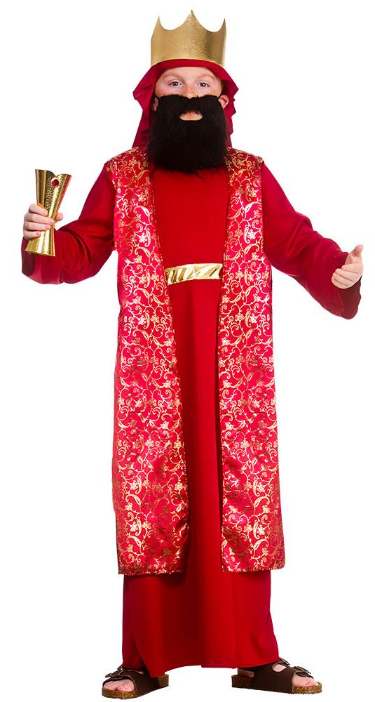 Kids Wise Man Costume Red