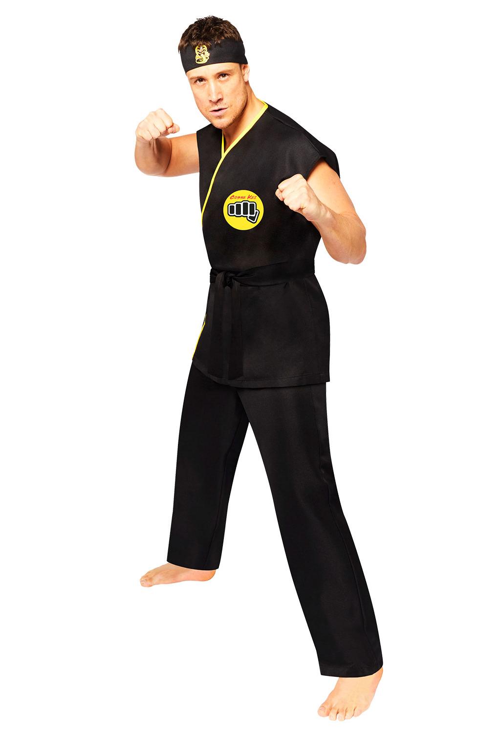 Cobra Kai Gi Costume Black