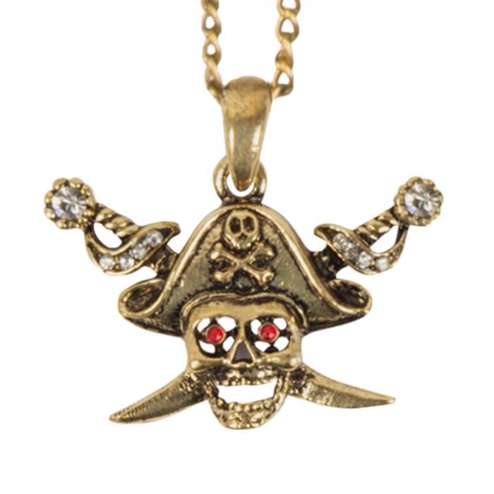 Pirate Necklace Skull Design