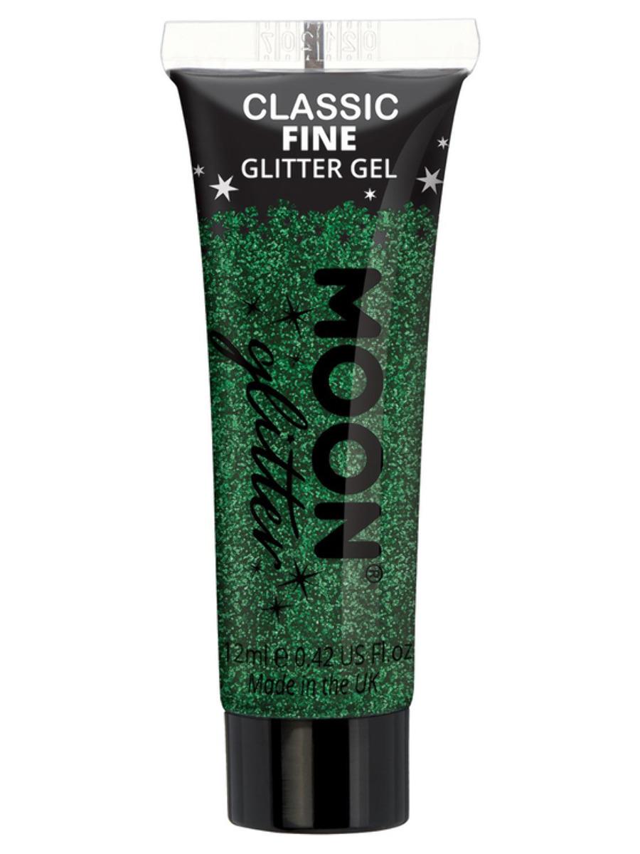 Glitter Face & Body Gel Green