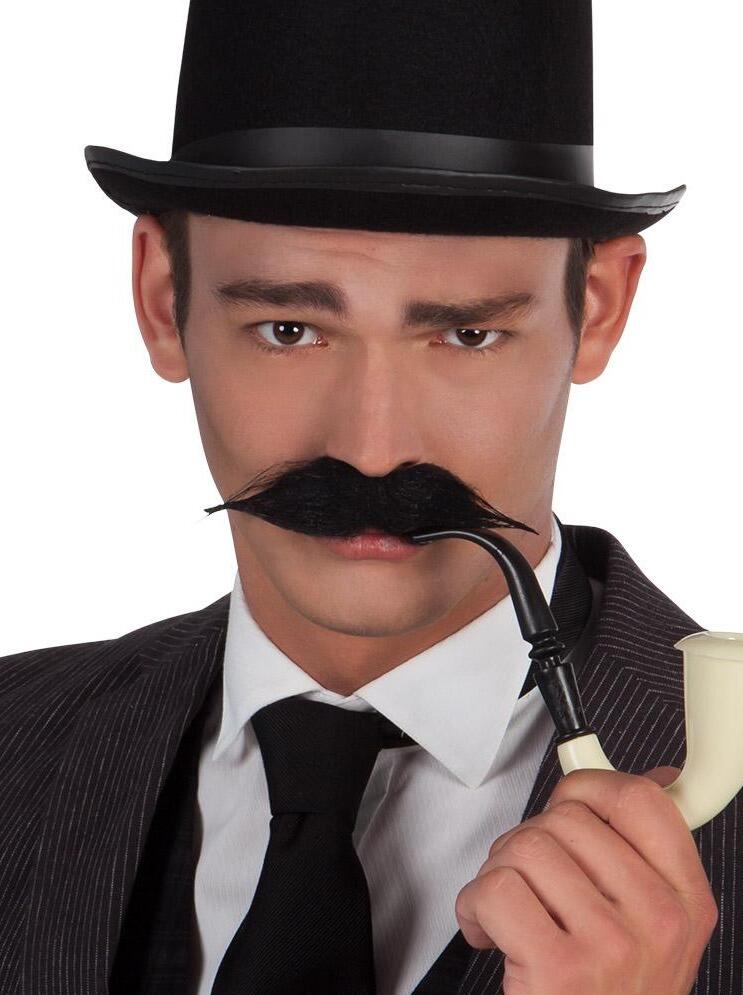 Detective Moustache Black