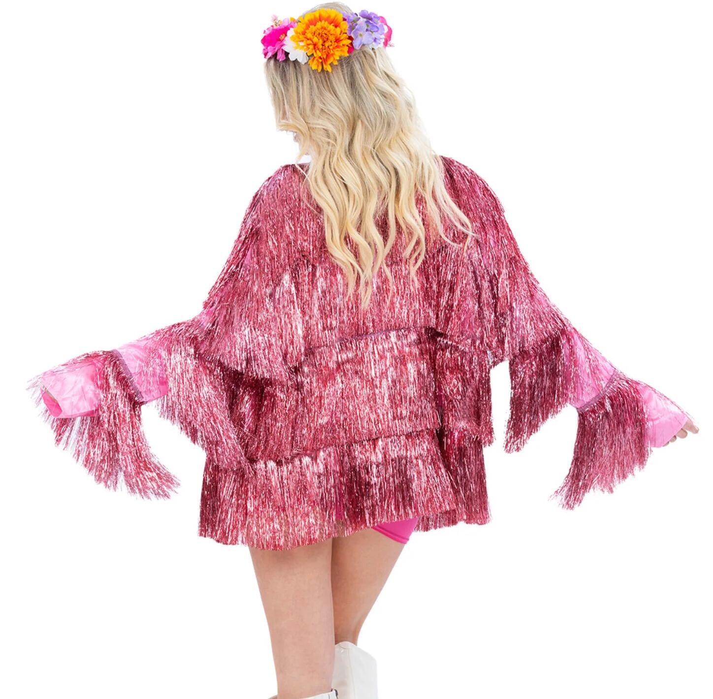 Fever Tinsel Festival Jacket Iridescent White main image 0