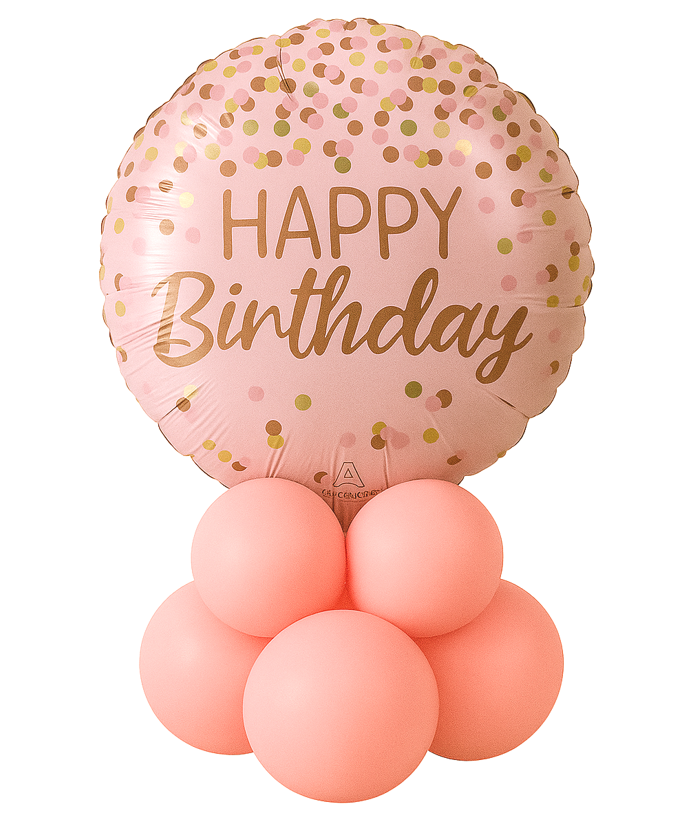 Table Top Mini Balloon Bouquet Pretty Pink – Ages 16–70