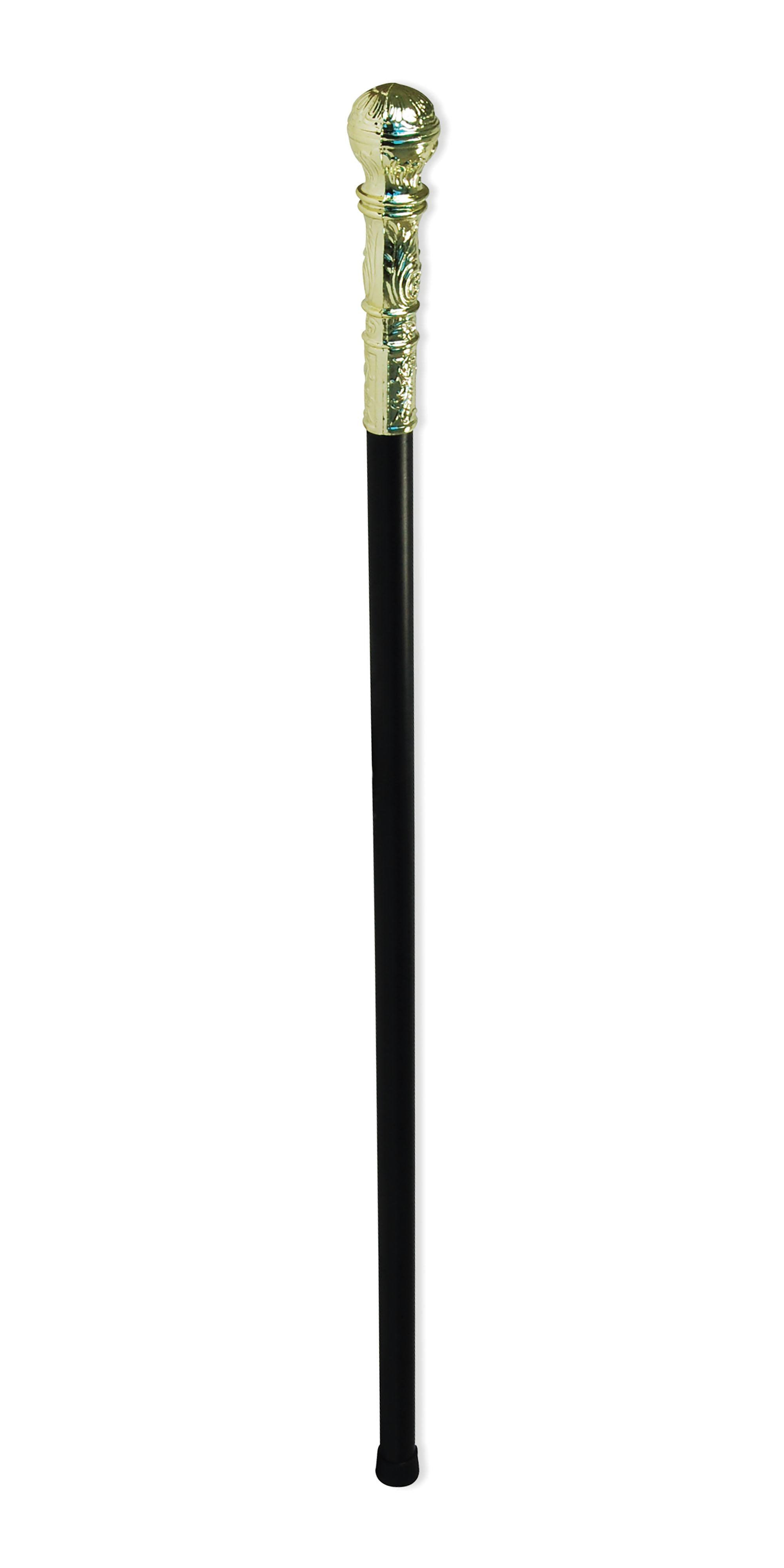 Cane with Gold Ball Handle