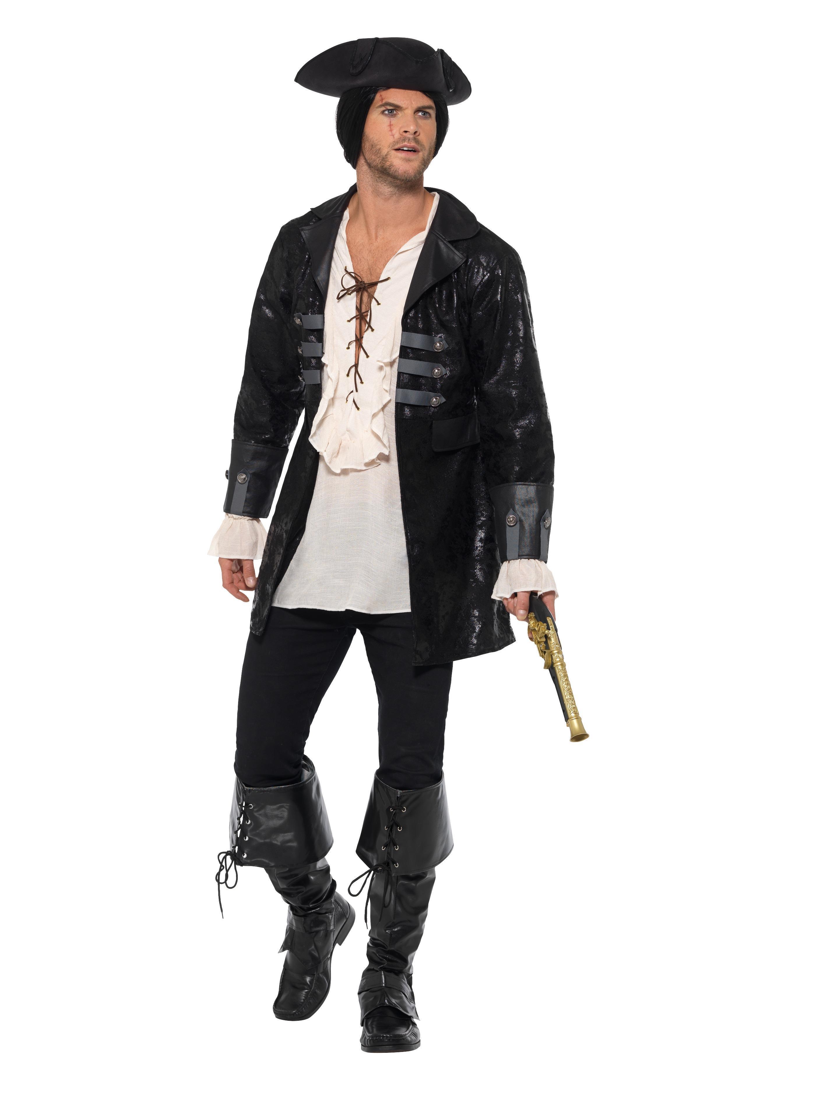 Черный пират отзывы. Пиратский костюм мужской. Пиратский сюртук. Пиджак пирата. Пиратский плащ.