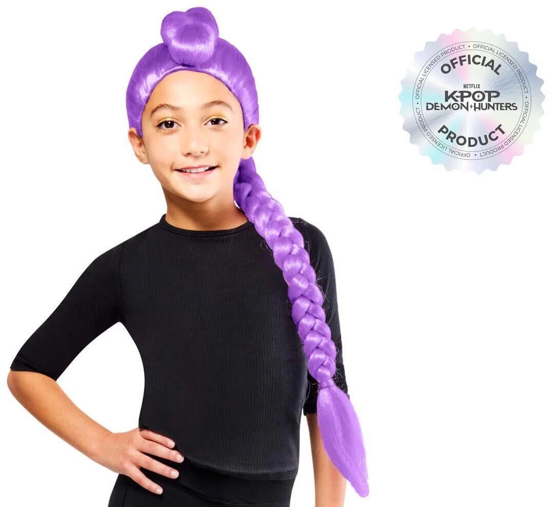 K-Pop Demon Hunters Rumi Wig Purple