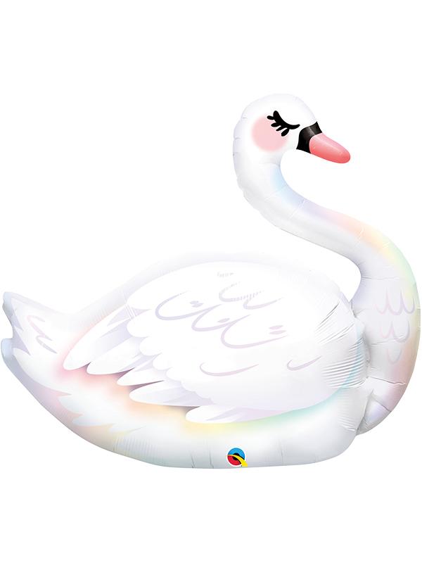 Foil Balloon Graceful Swan