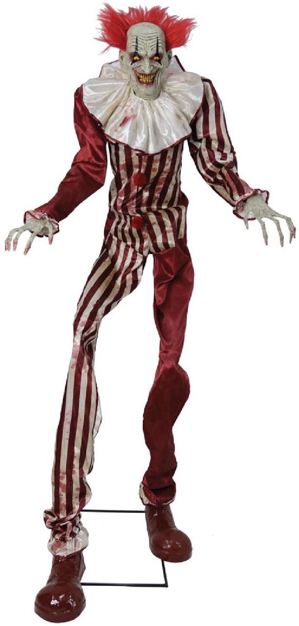 7ft Animated Undead Clown Figure