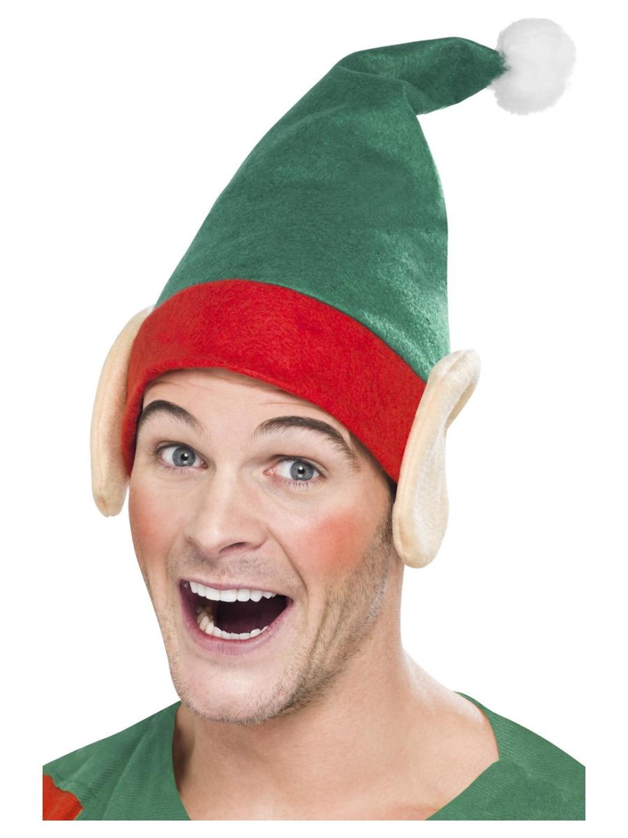 Elf Hat, Green, with Ears