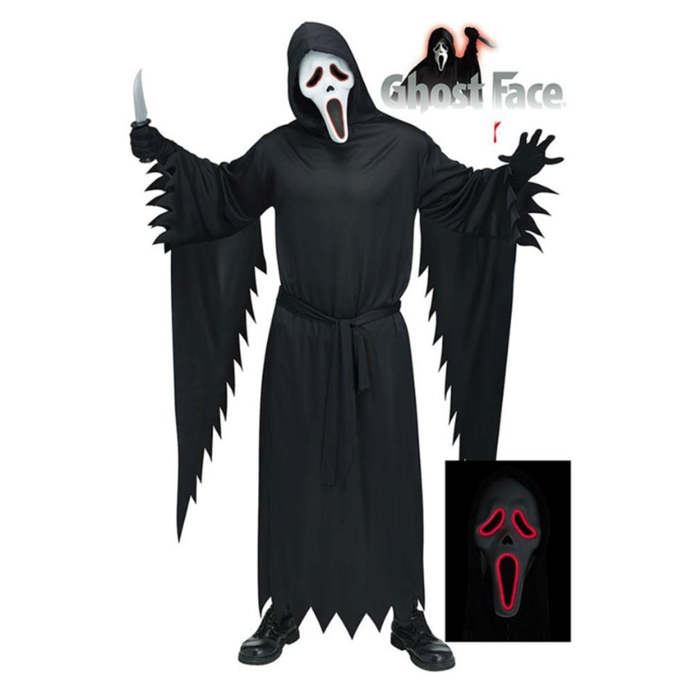 Official Ghostface Scream Costume With Light-up Mask