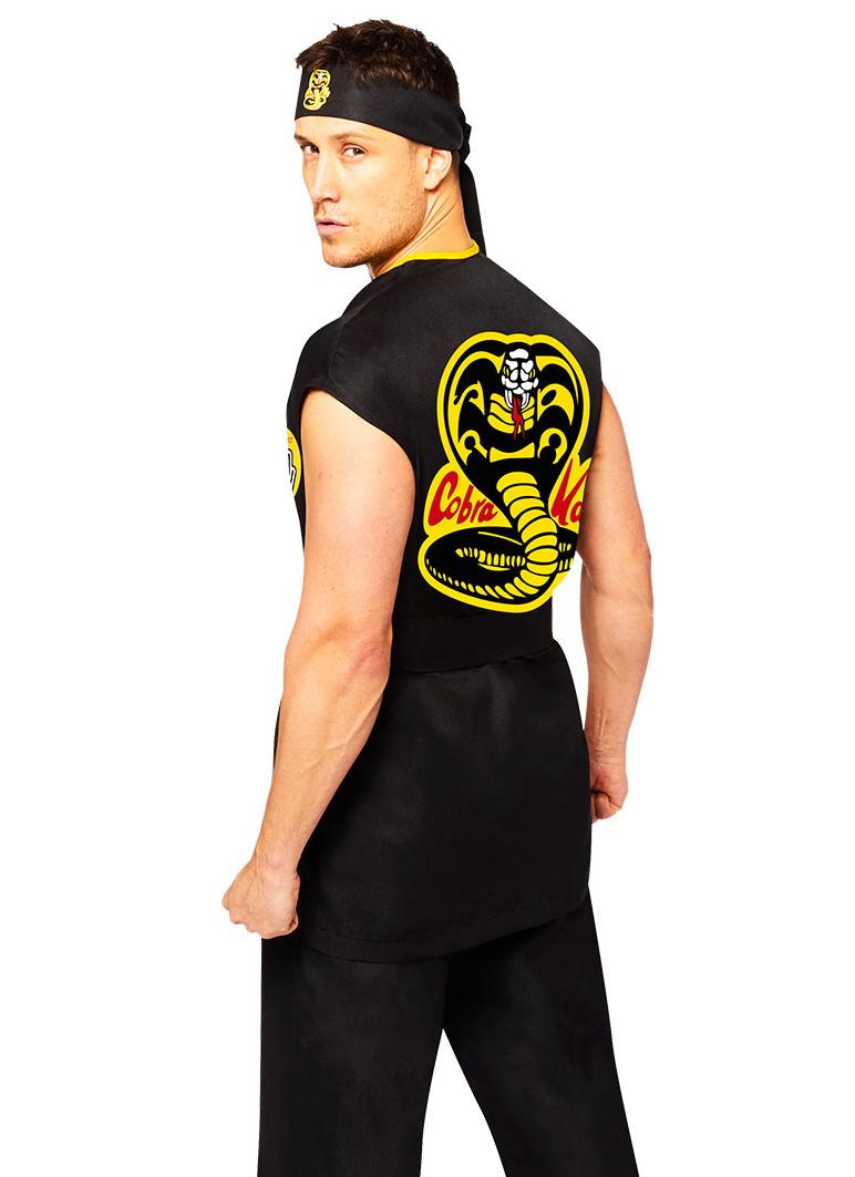 Cobra Kai Gi Costume Black