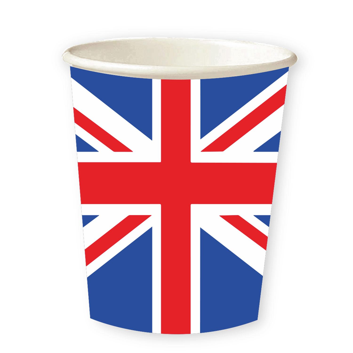 Union Jack Paper Cups