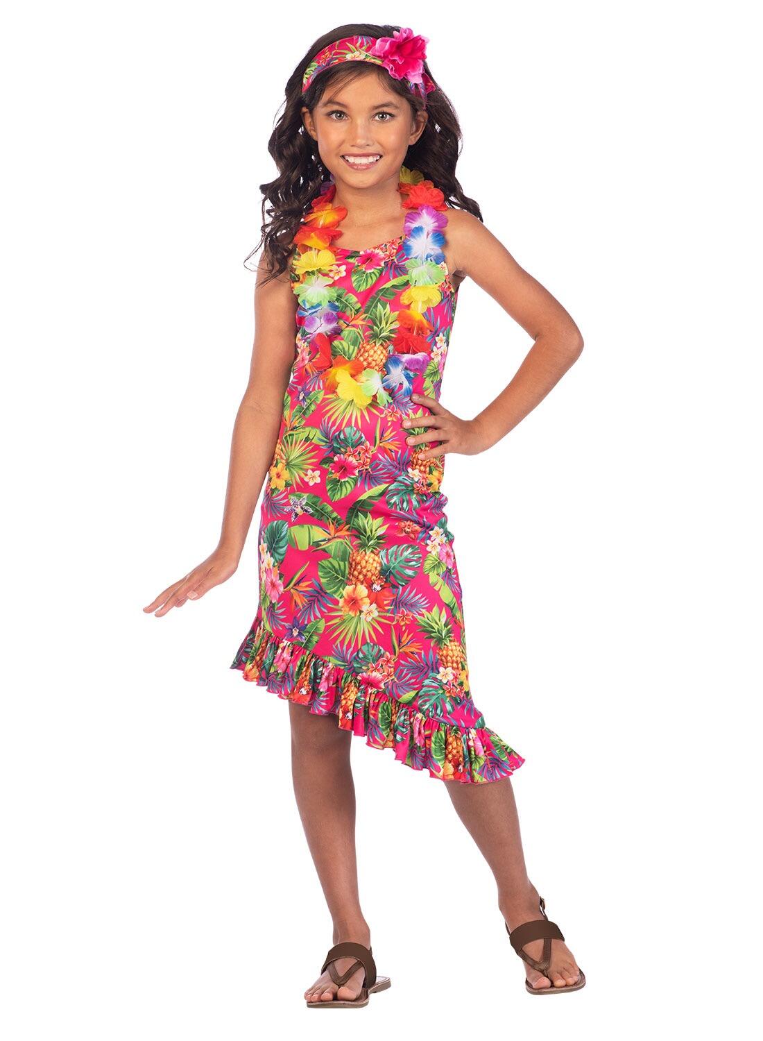 Kids hawaiian fancy sales dress