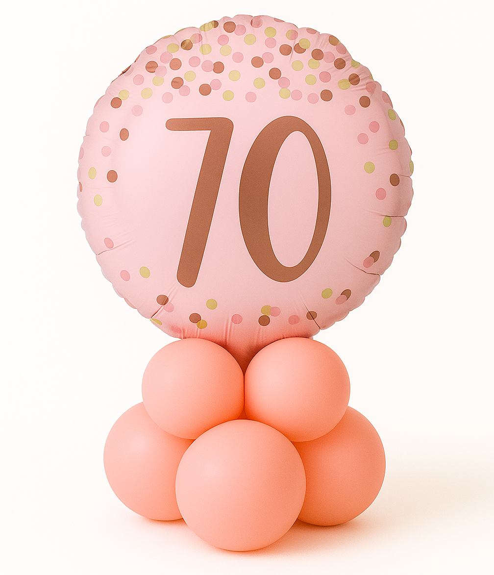 Table Top Mini Balloon Bouquet Pretty Pink – Ages 16–70