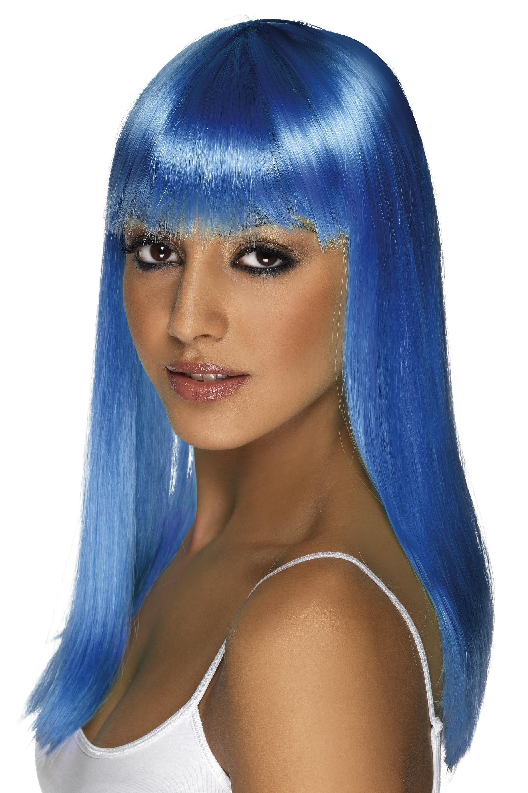 Glamourama Wig Neon Blue