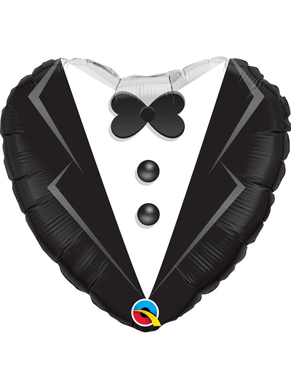 Foil Balloon Wedding Tuxedo
