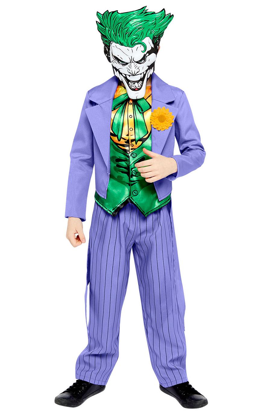 Kids The Joker Comic Costume