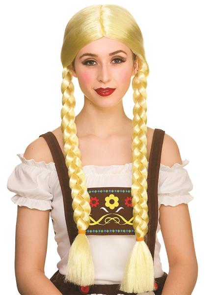 Oktoberfest Beer Girl Wig Blonde