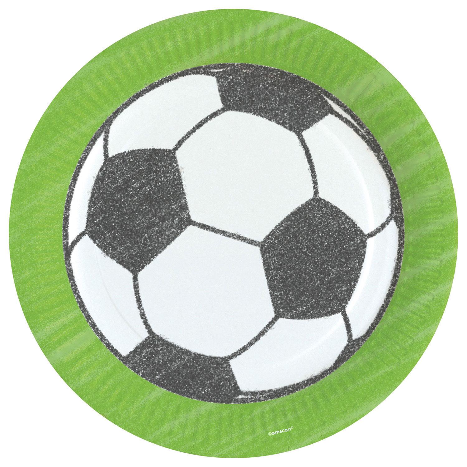 Paper Plates Soccer Football