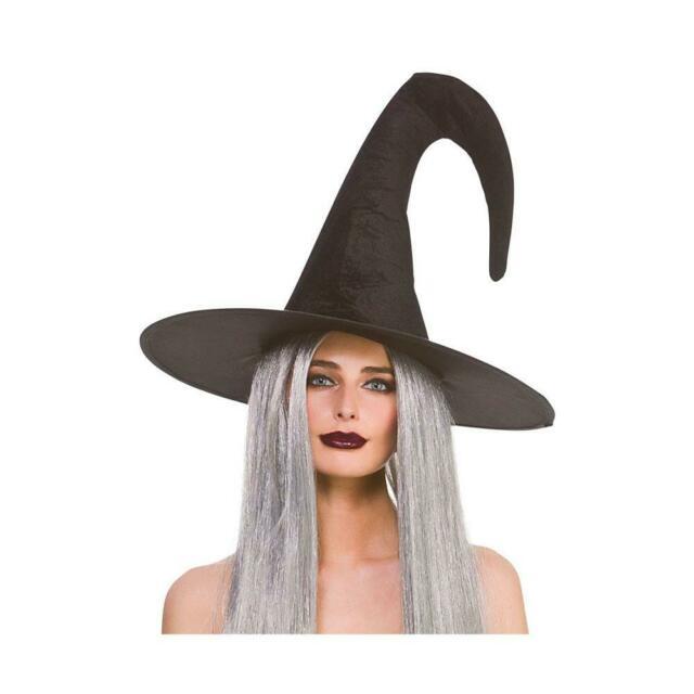 Deluxe Witch Hat Velvet Black