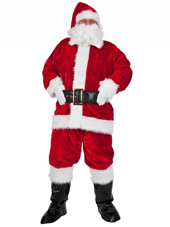 Regal Plush Santa Claus Costume