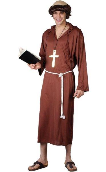 Monk of the Abbey Costume Brown