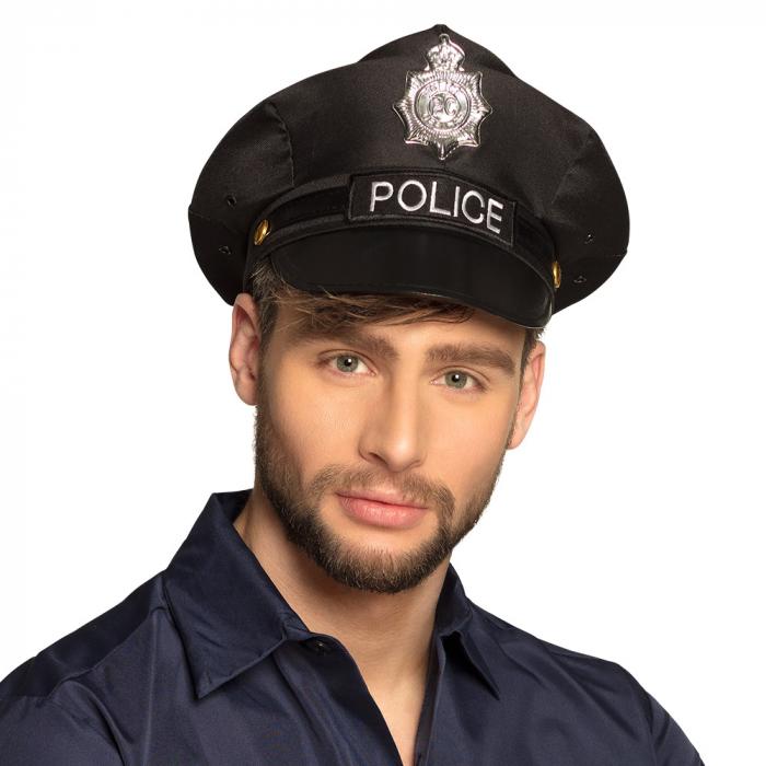 Police Cap Black