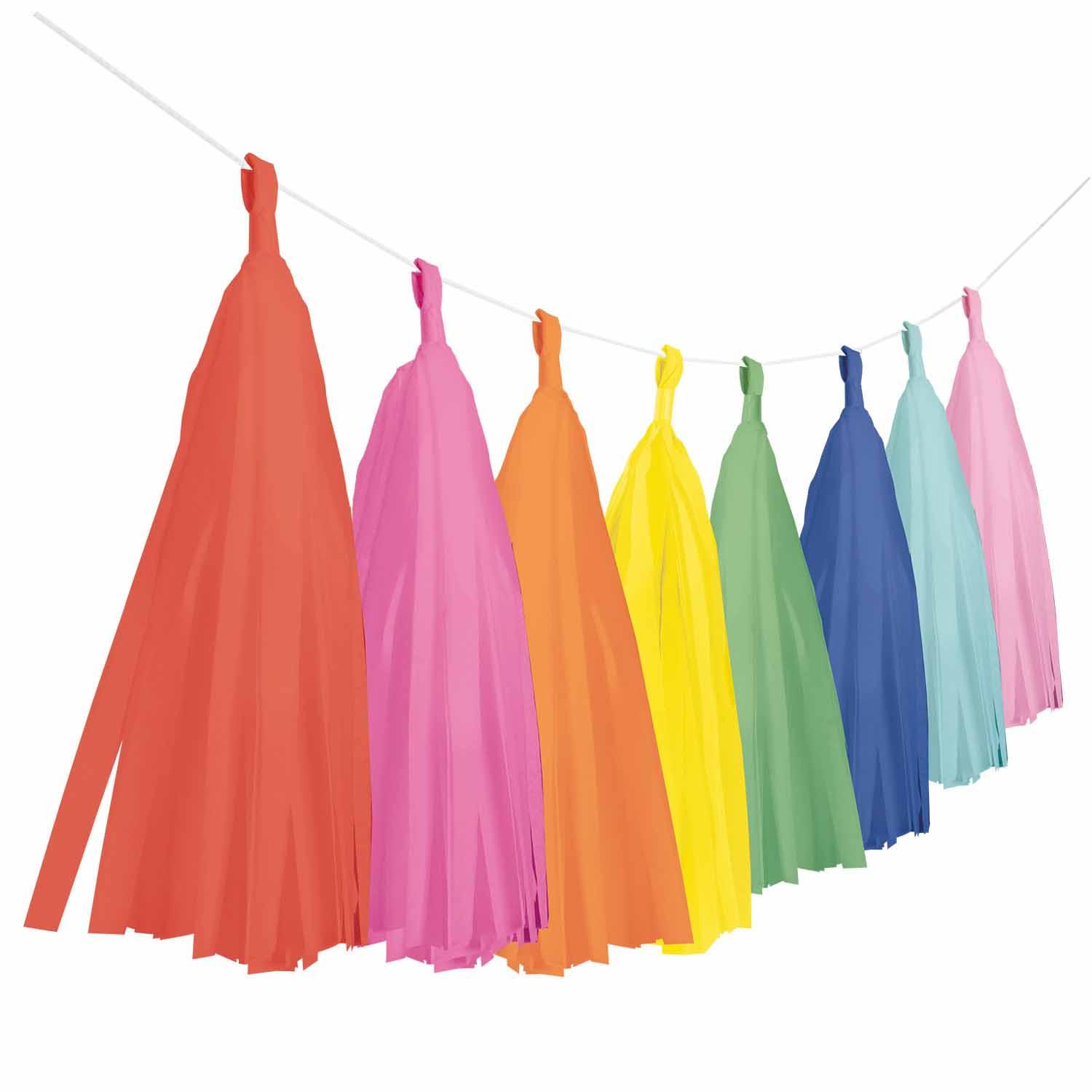 Hooray Colourful Tassel Garland 6m