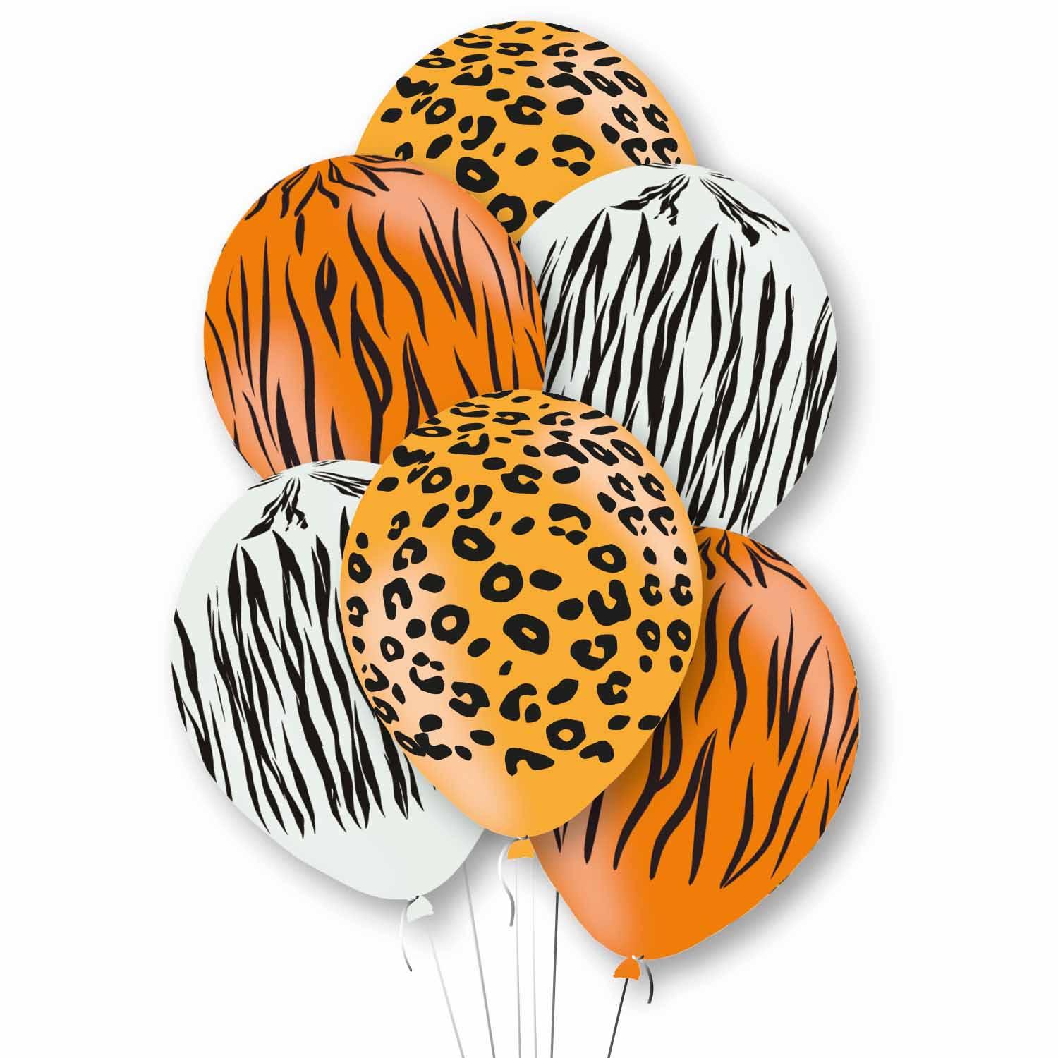 Latex Balloons Safari Animal Print