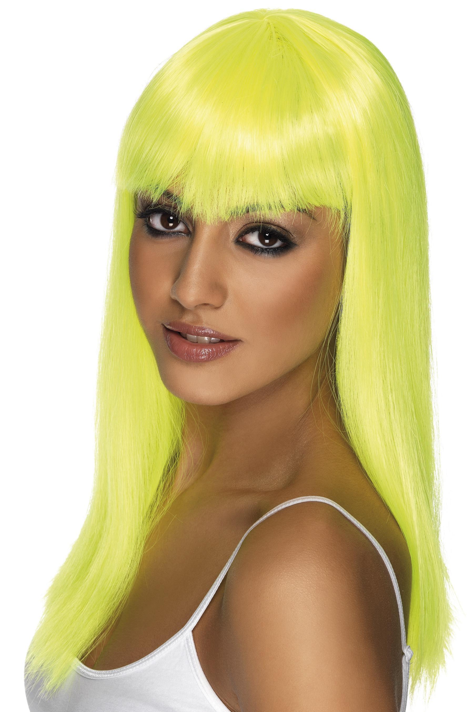 Glamourama Wig Neon Yellow