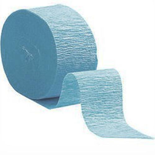 Crepe Streamer Roll Pale Baby Blue