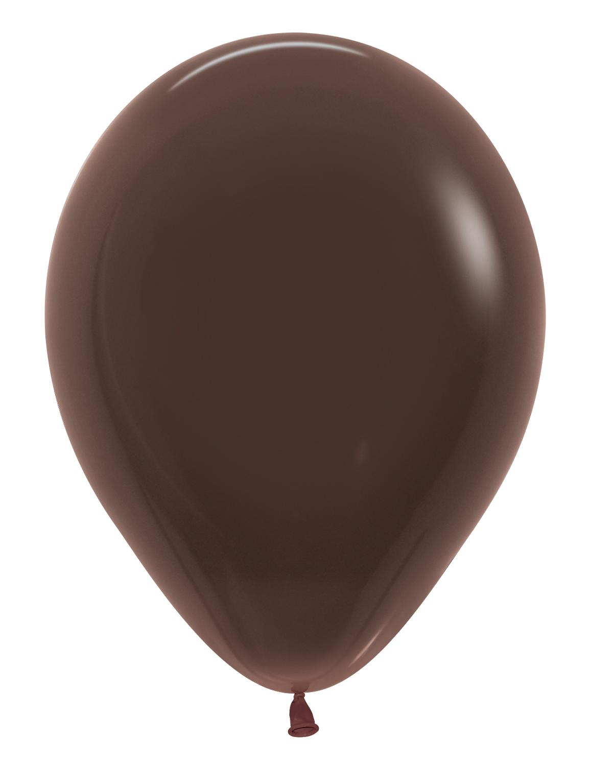 Fashion Latex Balloons Solid Chocolate Brown