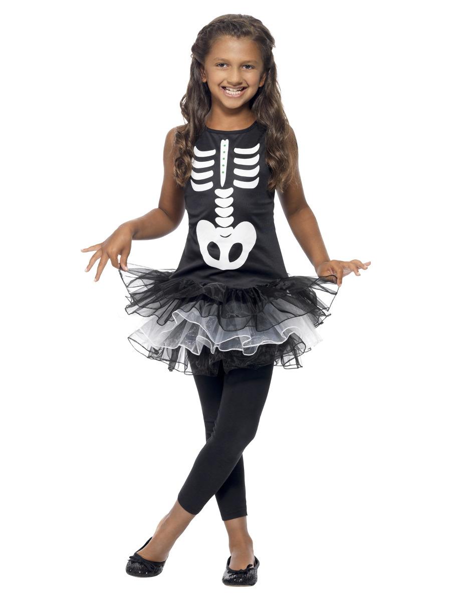 Kids Skeleton Tutu Costume