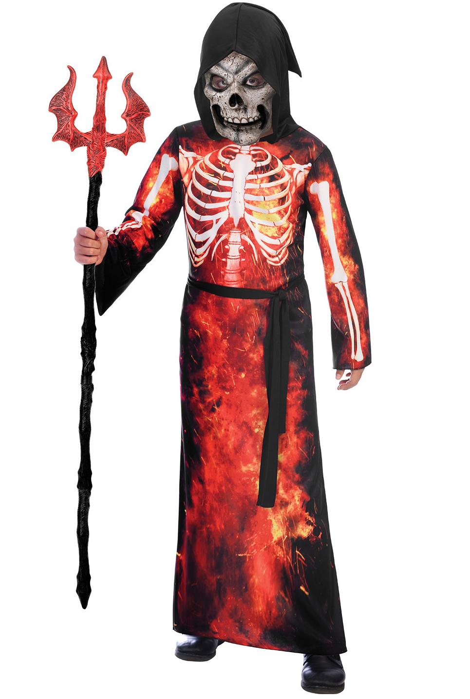 Kids Fire Reaper Costume